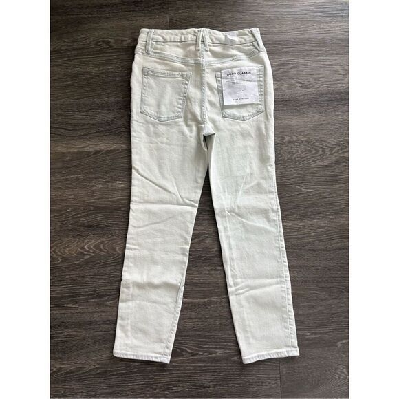 NWT Good American Good Classic Light Blue Indigo 121 Straight Leg Jeans Sz 4/27 - Picture 3 of 8